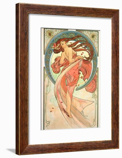 The Arts: Dance, 1898-Alphonse Mucha-Framed Giclee Print