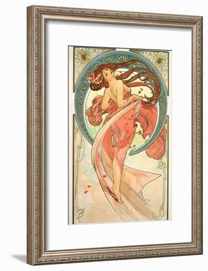 The Arts: Dance, 1898-Alphonse Mucha-Framed Giclee Print