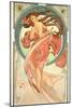 The Arts: Dance, 1898-Alphonse Mucha-Mounted Giclee Print