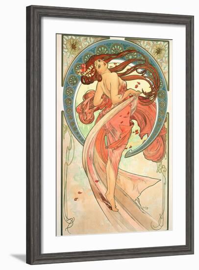 The Arts: Dance, 1898-Alphonse Mucha-Framed Giclee Print