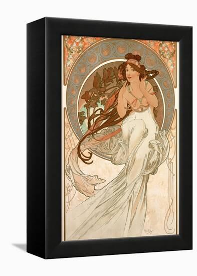 The Arts: Music, 1898-Alphonse Mucha-Framed Premier Image Canvas