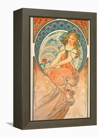 The Arts: Painting, 1898-Alphonse Mucha-Framed Premier Image Canvas