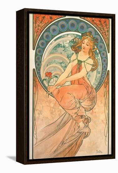 The Arts: Painting, 1898-Alphonse Mucha-Framed Premier Image Canvas