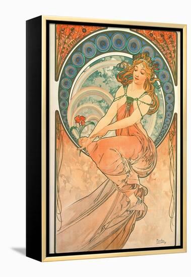 The Arts: Painting, 1898-Alphonse Mucha-Framed Premier Image Canvas