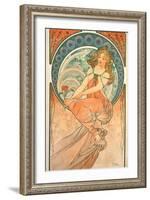 The Arts: Painting, 1898-Alphonse Mucha-Framed Giclee Print