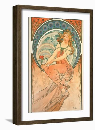 The Arts: Painting, 1898-Alphonse Mucha-Framed Giclee Print