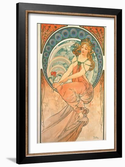 The Arts: Painting, 1898-Alphonse Mucha-Framed Giclee Print