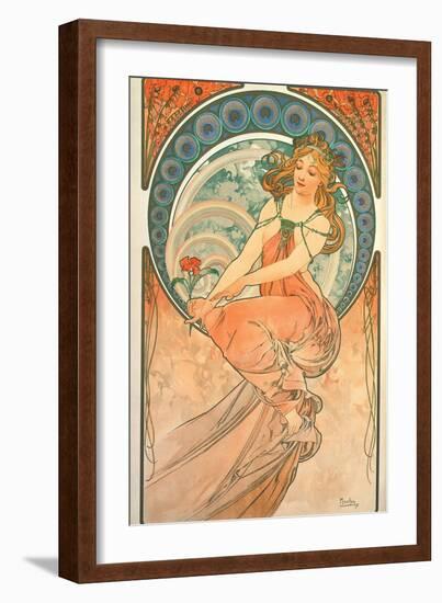 The Arts: Painting, 1898-Alphonse Mucha-Framed Giclee Print