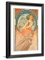 The Arts: Painting, 1898-Alphonse Mucha-Framed Giclee Print