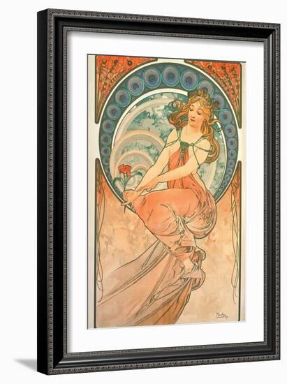 The Arts: Painting, 1898-Alphonse Mucha-Framed Giclee Print