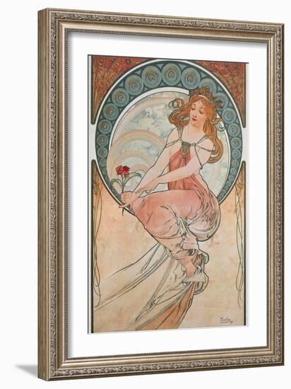 The Arts: Painting, 1898-Alphonse Mucha-Framed Giclee Print