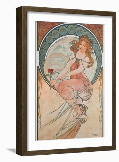 The Arts: Painting, 1898-Alphonse Mucha-Framed Giclee Print