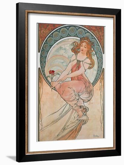 The Arts: Painting, 1898-Alphonse Mucha-Framed Giclee Print