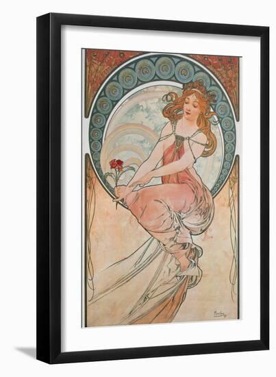 The Arts: Painting, 1898-Alphonse Mucha-Framed Giclee Print