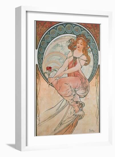 The Arts: Painting, 1898-Alphonse Mucha-Framed Giclee Print