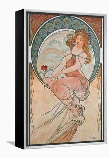 The Arts: Painting, 1898-Alphonse Mucha-Framed Premier Image Canvas