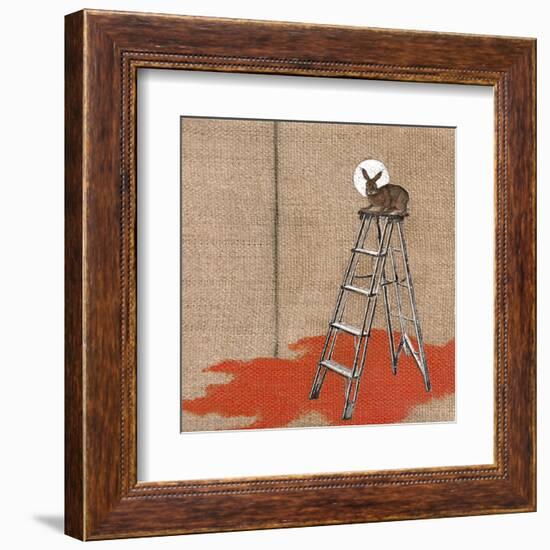 The Ascending Rabbit-Kara Smith-Framed Art Print