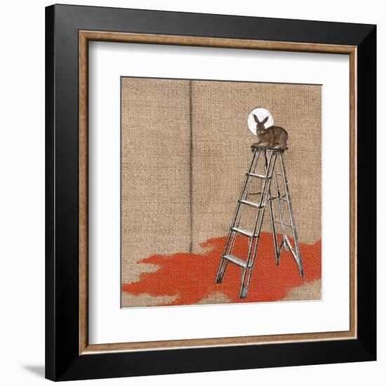 The Ascending Rabbit-Kara Smith-Framed Art Print