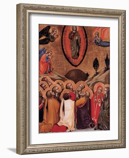 The Ascension, 1374-Barnaba da Modena-Framed Giclee Print