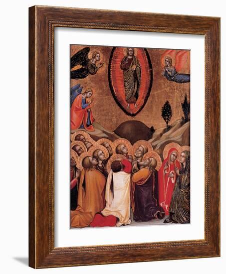 The Ascension, 1374-Barnaba da Modena-Framed Giclee Print