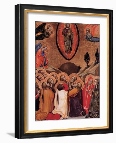 The Ascension, 1374-Barnaba da Modena-Framed Giclee Print