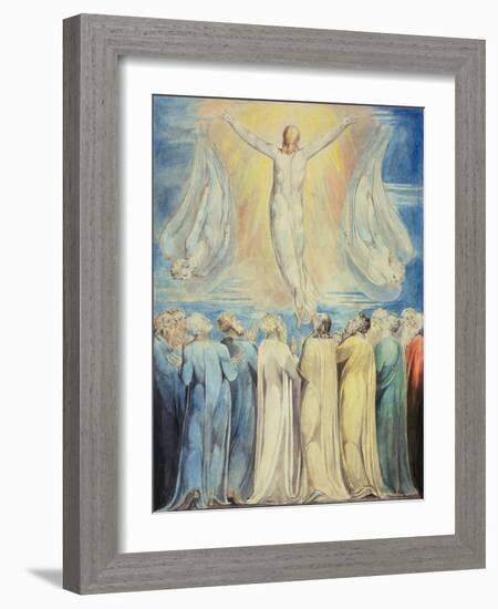 The Ascension, C.1805-6-William Blake-Framed Giclee Print