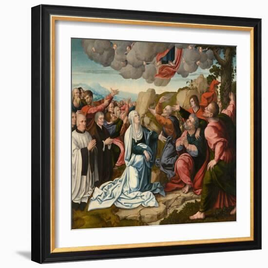 The Ascension, circa 1530 (Oil on Panel)-Bernard van Orley-Framed Giclee Print