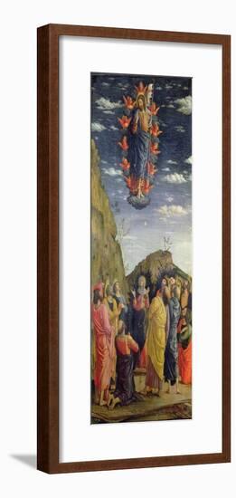 The Ascension, Left Hand Panel from the Altarpiece, c.1466-Andrea Mantegna-Framed Giclee Print