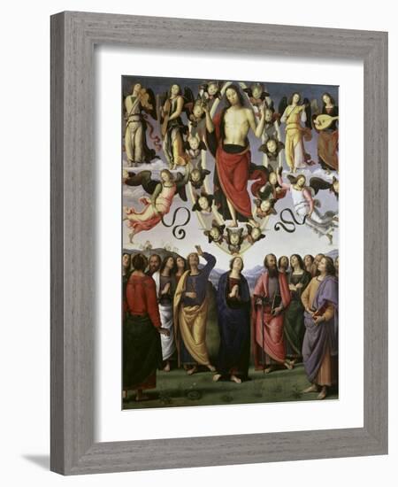 The Ascension of Christ-Pietro Perugino-Framed Giclee Print