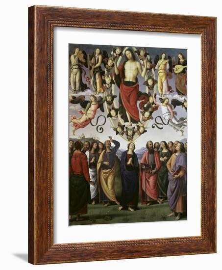 The Ascension of Christ-Pietro Perugino-Framed Giclee Print