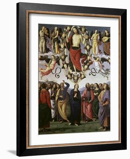 The Ascension of Christ-Pietro Perugino-Framed Giclee Print