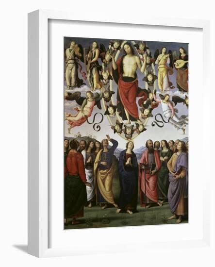 The Ascension of Christ-Pietro Perugino-Framed Giclee Print