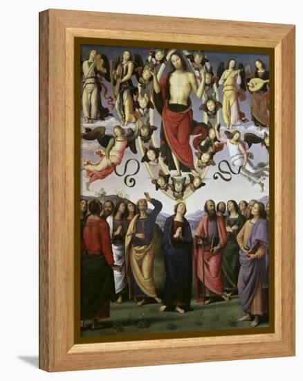 The Ascension of Christ-Pietro Perugino-Framed Premier Image Canvas