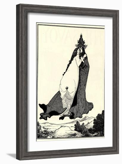 The Ascension of Saint Rose of Lima-Aubrey Beardsley-Framed Giclee Print