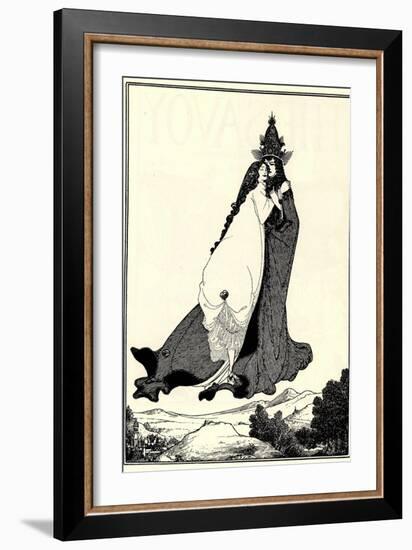 The Ascension of Saint Rose of Lima-Aubrey Beardsley-Framed Giclee Print