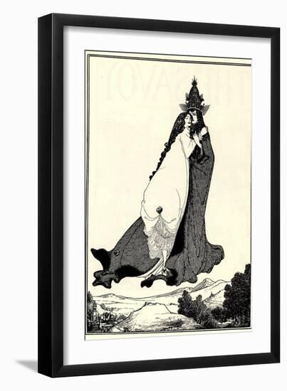 The Ascension of Saint Rose of Lima-Aubrey Beardsley-Framed Giclee Print