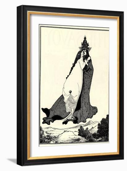 The Ascension of Saint Rose of Lima-Aubrey Beardsley-Framed Giclee Print