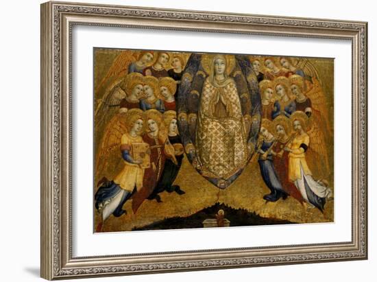 The Ascension of the Virgin, C.1449-Sano di Pietro-Framed Giclee Print