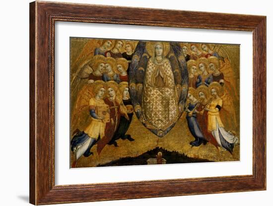 The Ascension of the Virgin, C.1449-Sano di Pietro-Framed Giclee Print