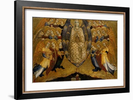 The Ascension of the Virgin, C.1449-Sano di Pietro-Framed Giclee Print