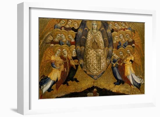 The Ascension of the Virgin, C.1449-Sano di Pietro-Framed Giclee Print