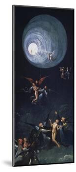 The Ascent into the Empyrean or Highest Heaven, Panel Depicting the Four Hereafter-Portrayals-Hieronymus Bosch-Mounted Giclee Print
