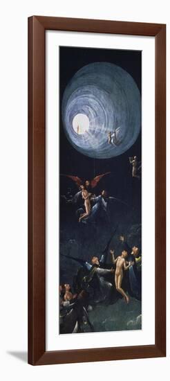 The Ascent into the Empyrean or Highest Heaven, Panel Depicting the Four Hereafter-Portrayals-Hieronymus Bosch-Framed Giclee Print