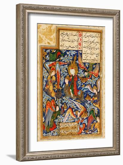 The Ascent of Prophet Muhammad into the Heaven-null-Framed Giclee Print