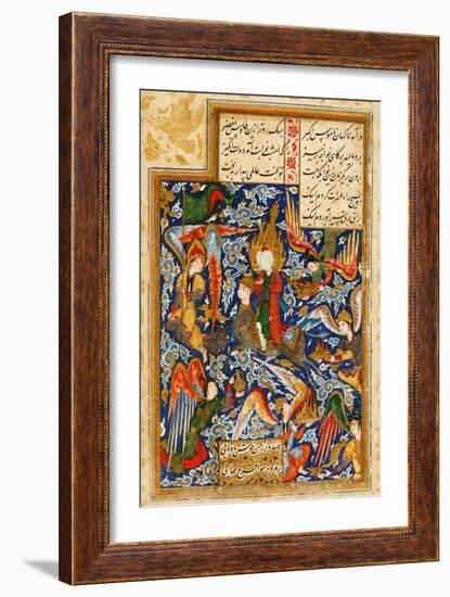 The Ascent of Prophet Muhammad into the Heaven-null-Framed Giclee Print