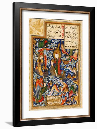 The Ascent of Prophet Muhammad into the Heaven-null-Framed Giclee Print