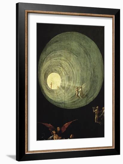 The Ascent of the Blessed, Detail from a Panel of an Alterpiece Thought to be of the Last Judgement-Hieronymus Bosch-Framed Giclee Print