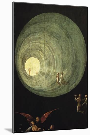 The Ascent of the Blessed, Detail from a Panel of an Alterpiece Thought to be of the Last Judgement-Hieronymus Bosch-Mounted Giclee Print