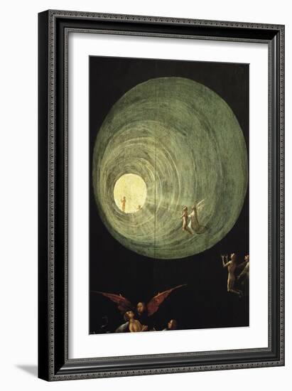 The Ascent of the Blessed, Detail from a Panel of an Alterpiece Thought to be of the Last Judgement-Hieronymus Bosch-Framed Giclee Print