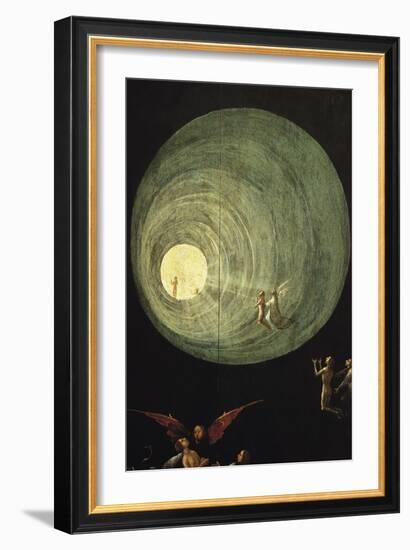 The Ascent of the Blessed, Detail from a Panel of an Alterpiece Thought to be of the Last Judgement-Hieronymus Bosch-Framed Giclee Print